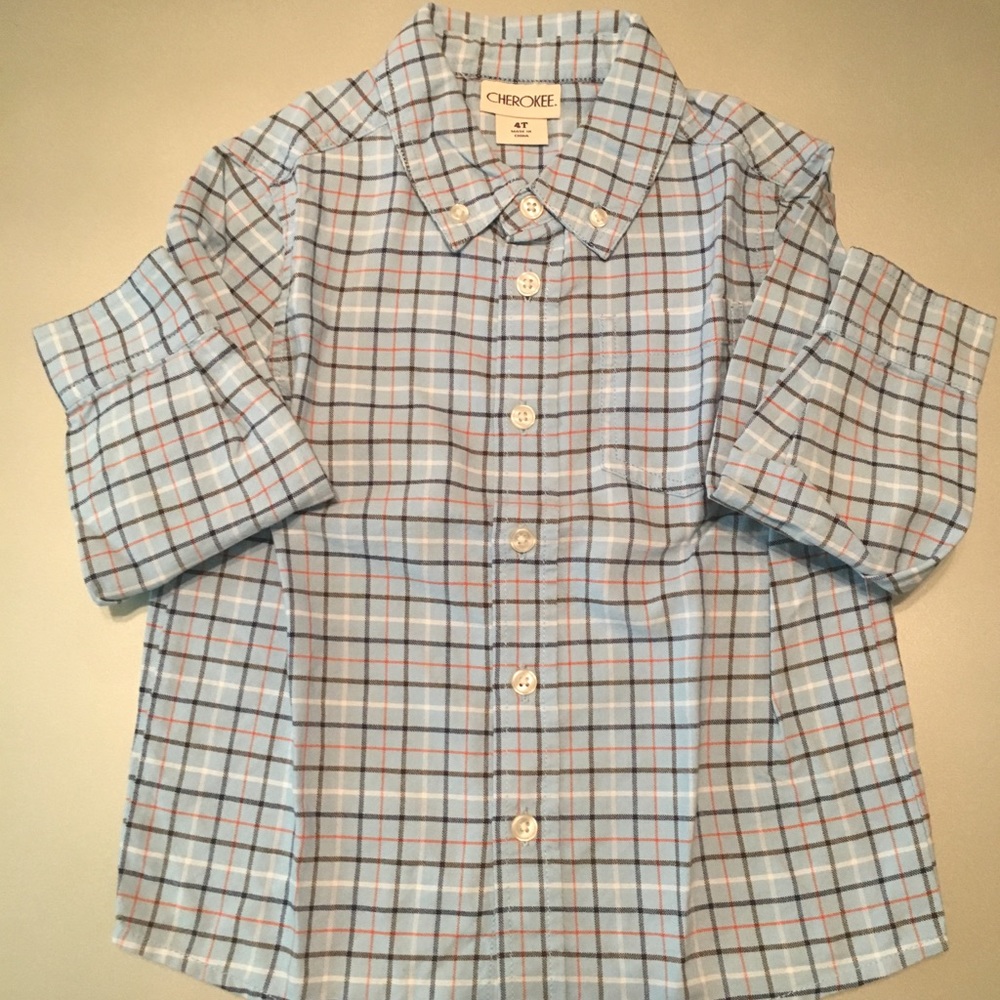 Cherokee LS Plaid Button Down Shirt - Picture 3 of 6